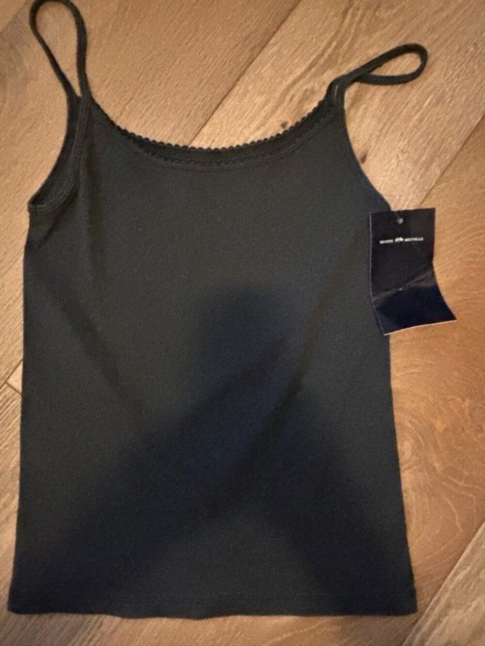 Brandy Melville Black Spaghetti Strap Tank Top NWT X-SMALL